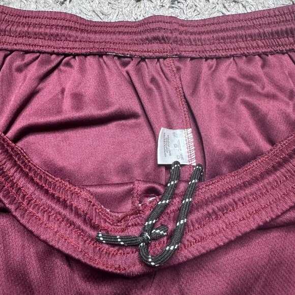 Real Essentials Shorts Mens XL Red Burgundy 6'' Inseam Drawstring Pockets Casual - Picture 5 of 13